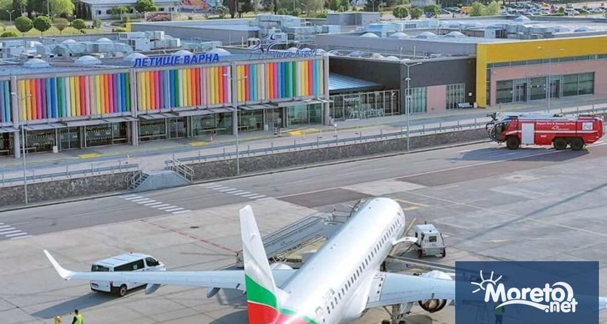 Летищата в Бургас и Варна отчитат бавен ръст в броя