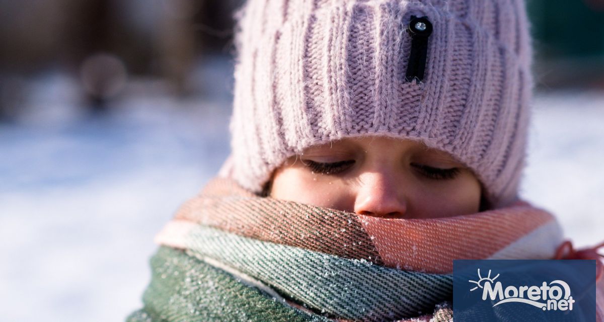 Най ниската температура за годината в населено място в ниската част