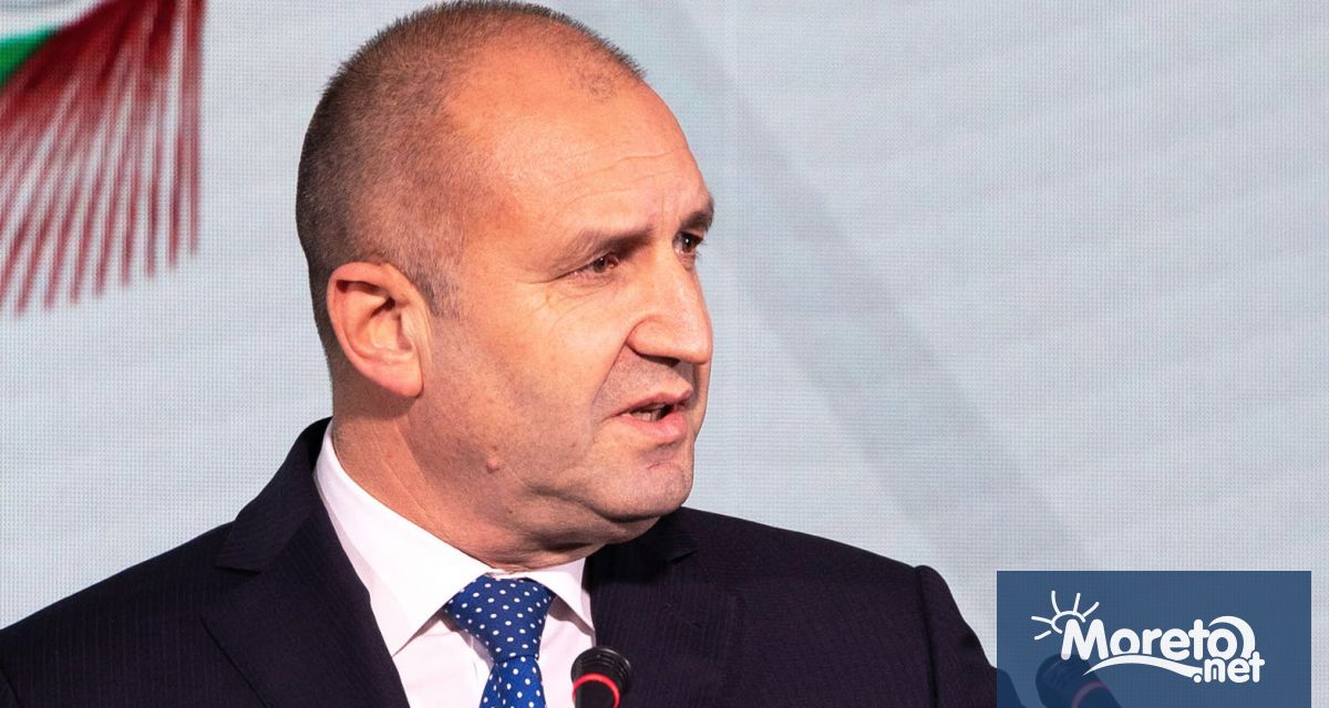 Държавният глава Румен Радев изразява съболезнования на президента на Република