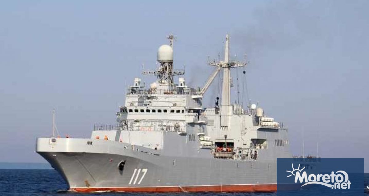 Шест руски големи десантни кораба от Балтийския и Северния флот