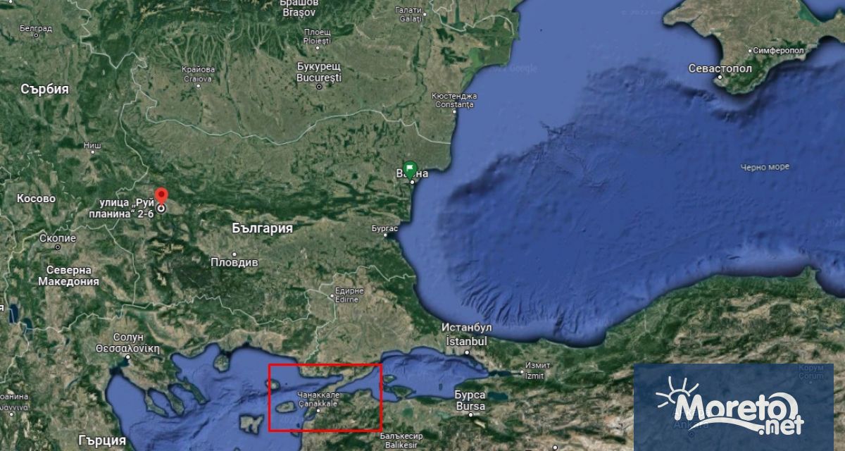 Проливът Дарданели който свързва Черно и Егейско море бе затворен