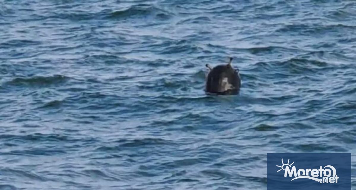 Сигнал за плаваща морска мина е получен в Щаба на