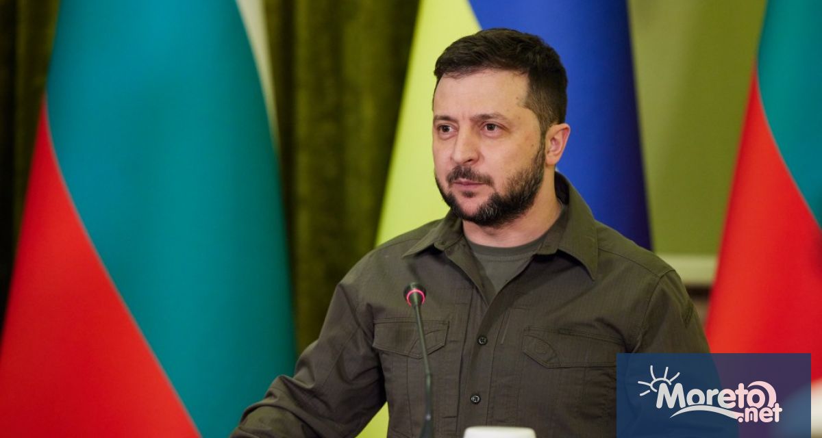 Президентът на Украйна Володимир Зеленски пристигна днес на еднодневно посещение