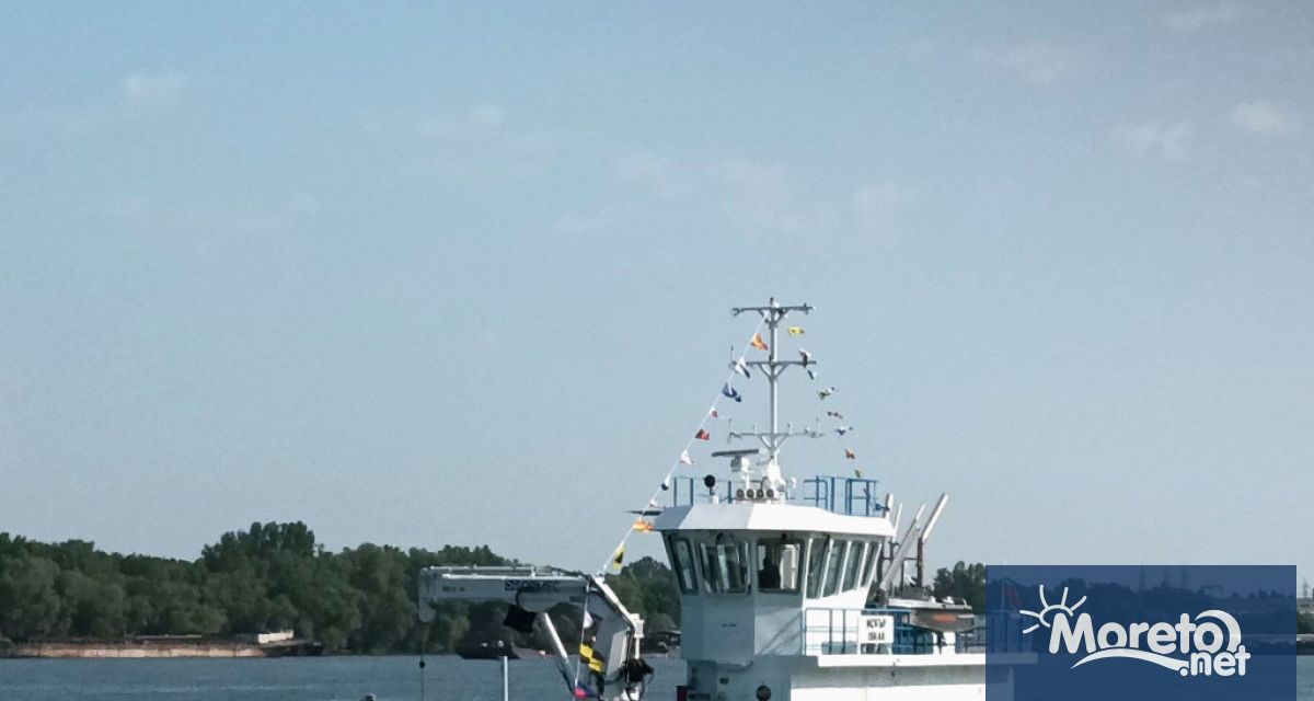 Нивото на река Дунав при Русе вчера и днес е