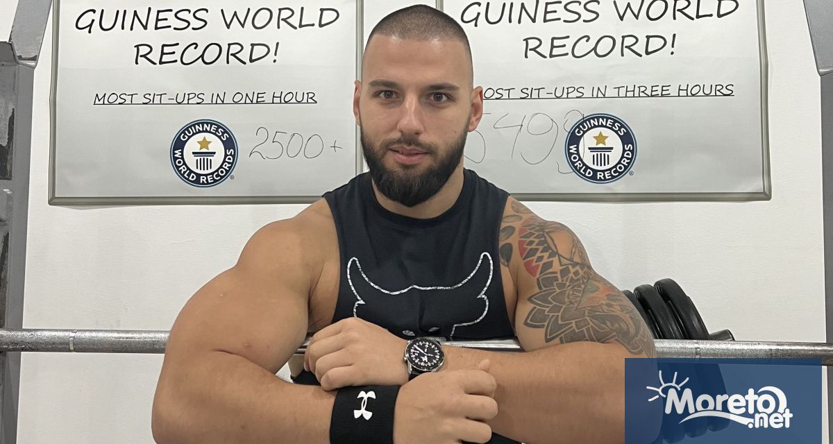 Варненецът Станислав Златарев е успял да подобри два световни рекорда