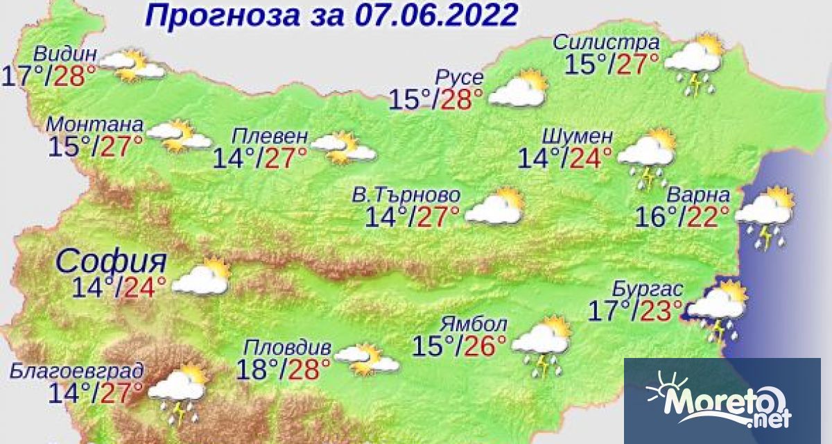 Над Черноморието преди обяд ще бъде предимно слънчево Следобед ще