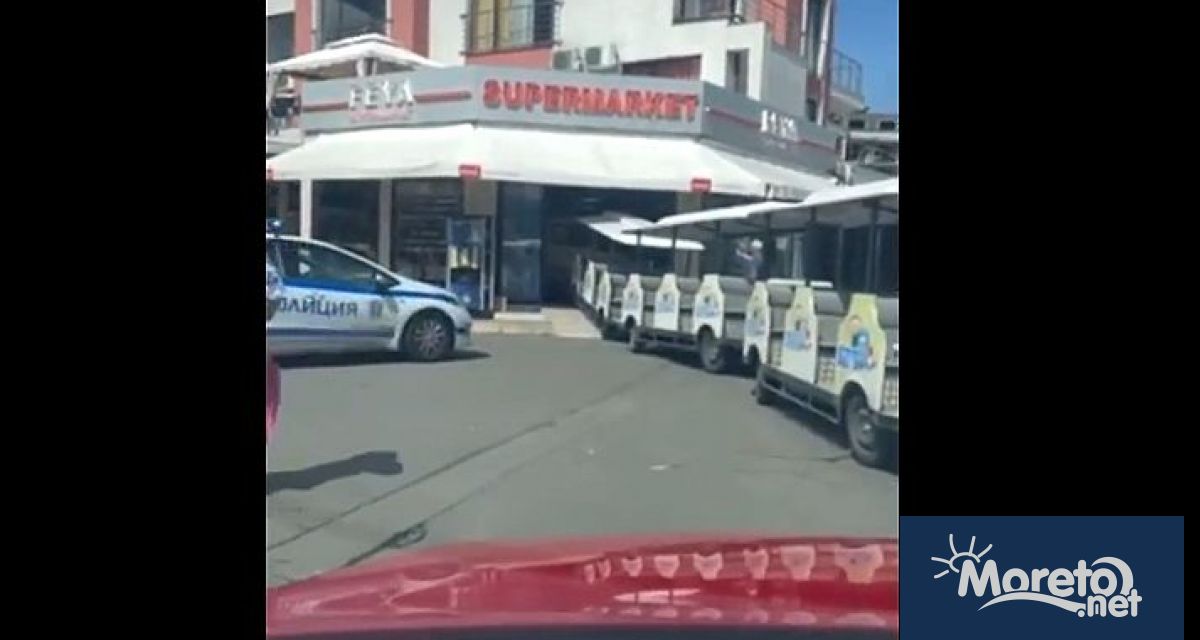 Атракционно влакче се вряза в магазин в Слънчев бряг Инцидентът