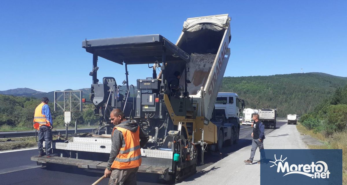Продължават текущите ремонтни дейности на автомагистрала Хемус съобщиха от АПИ