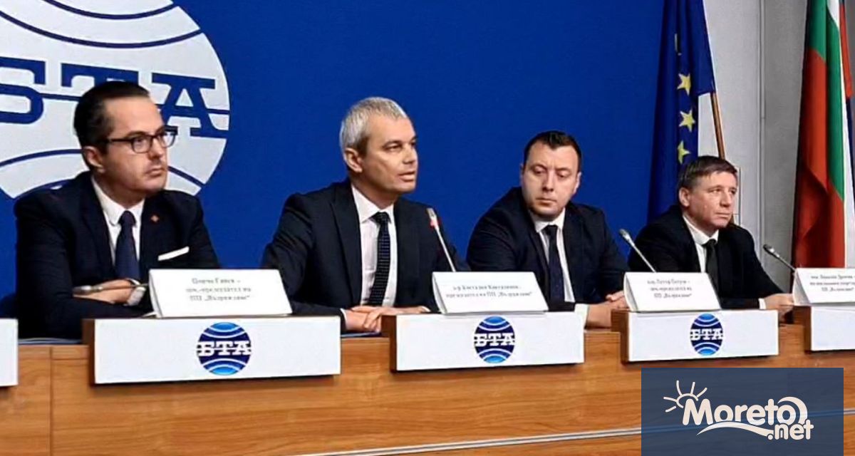 Лидерът на Възраждане Костадин Костадинов опита да изгони журналисти от