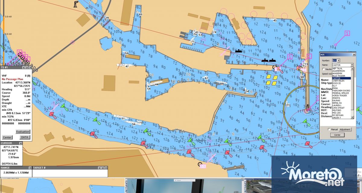 Разработеният в България софтуер прихваща реалния корабен трафик във всяко