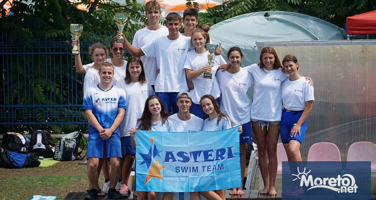 Варненският клуб по плувни спортове Астери спечели безапелационно 1-во място,