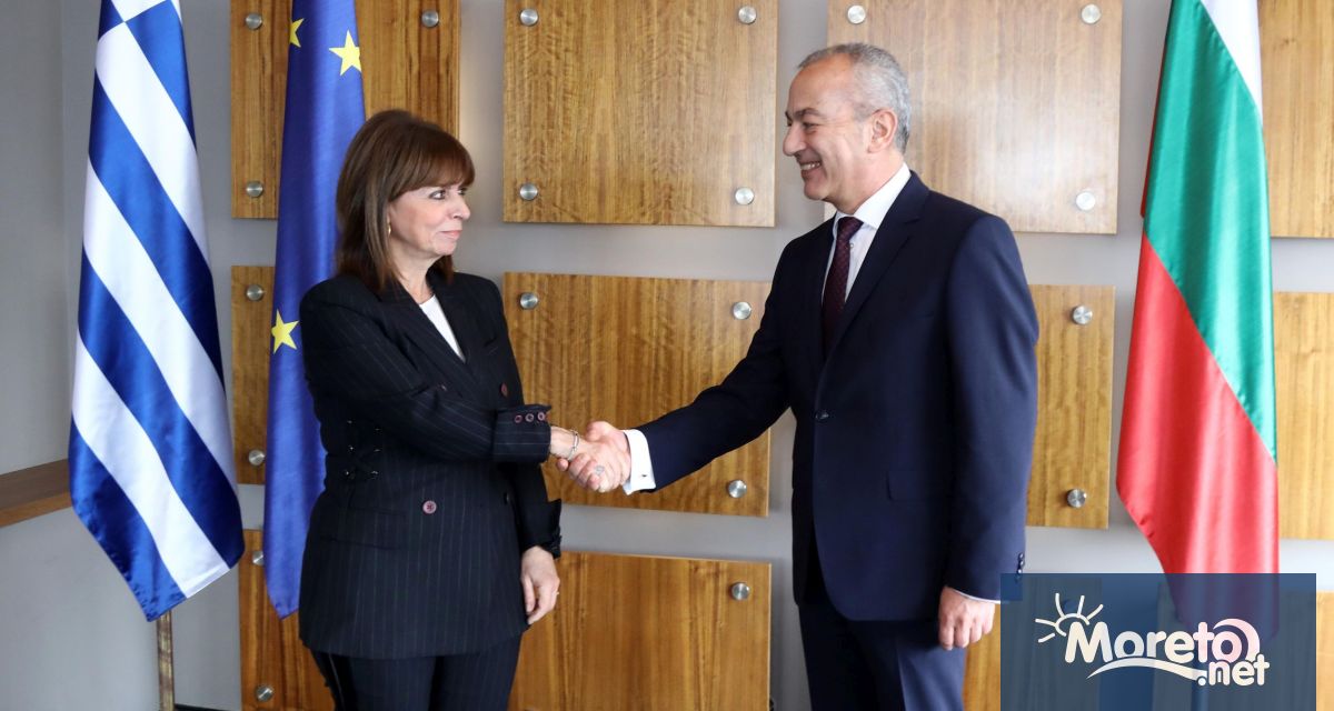 Министър председателят Гълъб Донев се срещна с президента на Република Гърция