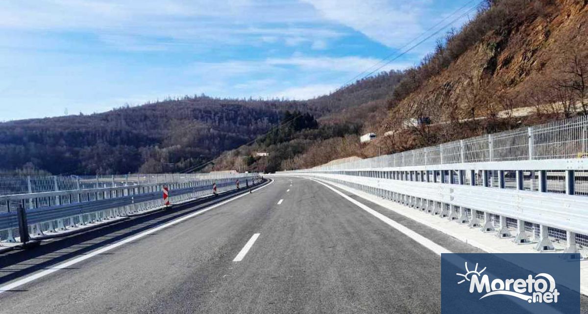 Утре ще бъде пуснато движението при виадуктите преди тунел Витиня