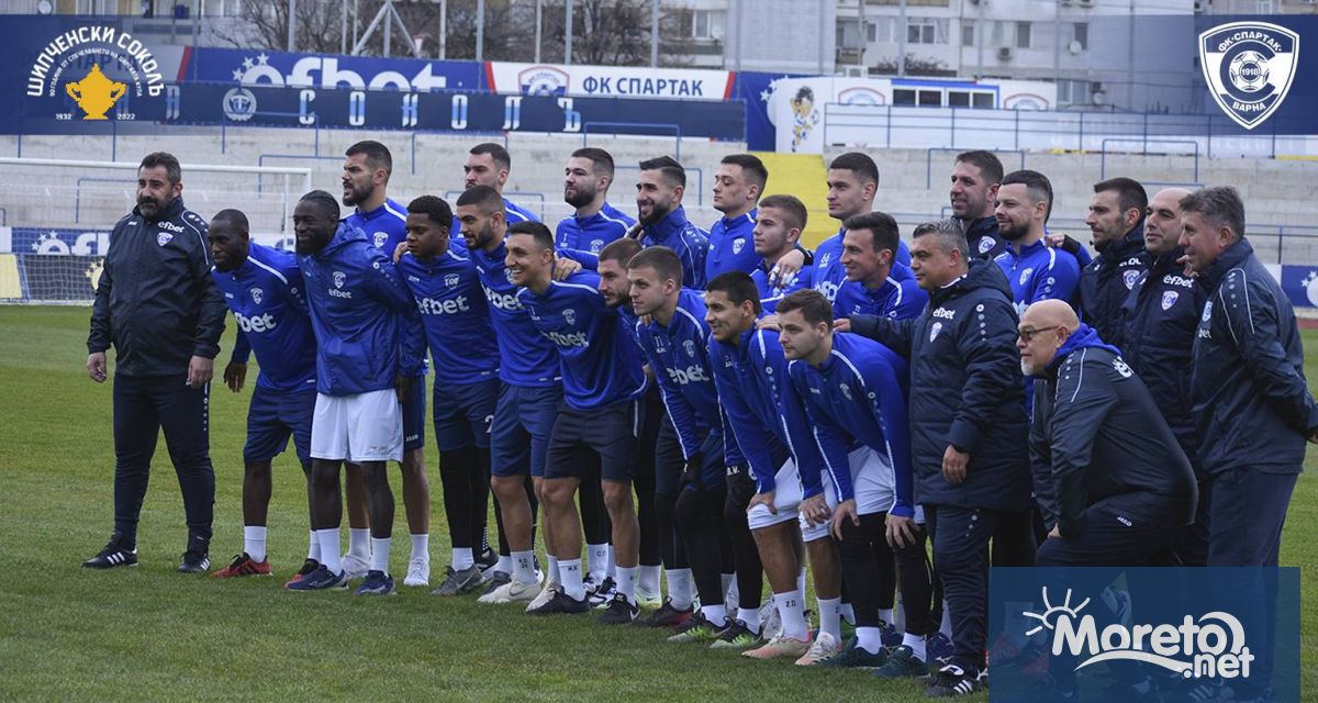 Футболистите на Спартак (Варна) направиха първа официална тренировка за 2023