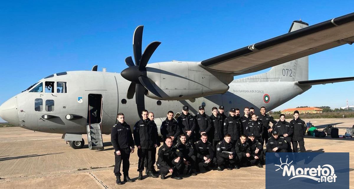 Военният самолет Спартан“ транспортира от Испания 23-ма курсанти от Висшето