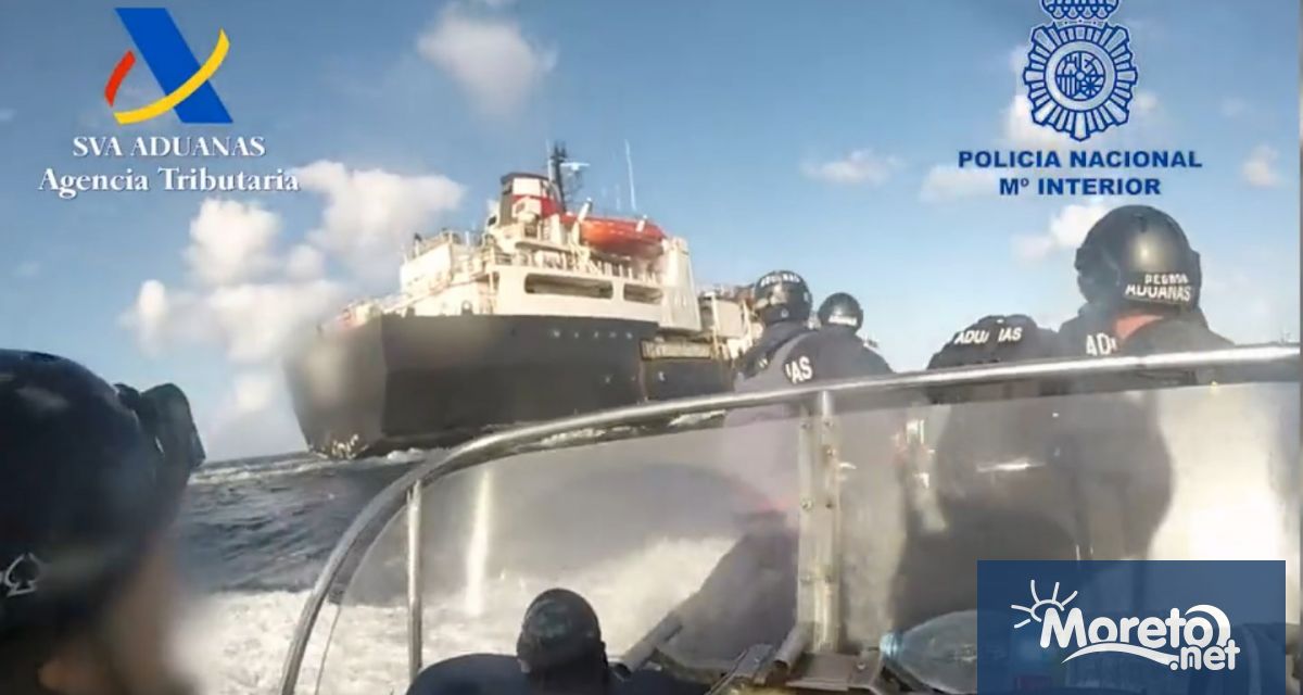 Испанската полиция залови 4 5 тона кокаин на борда на кораб