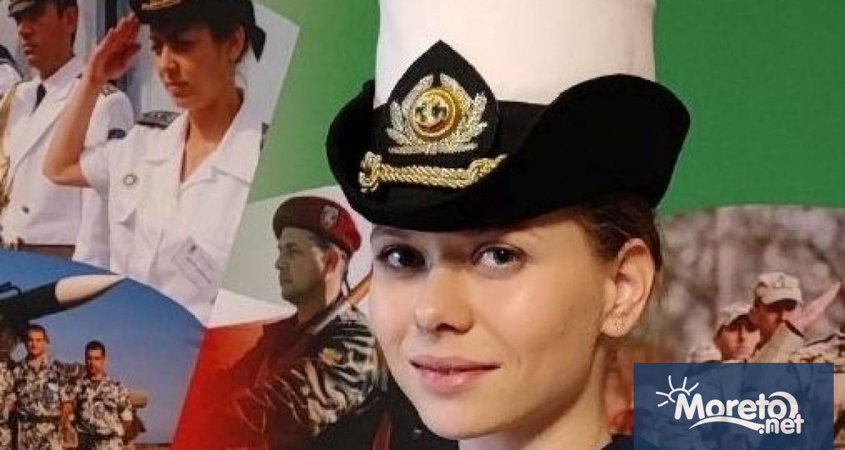 Курсант главен старшина Антония Пушкарова от ВВМУ Н Й Вапцаров