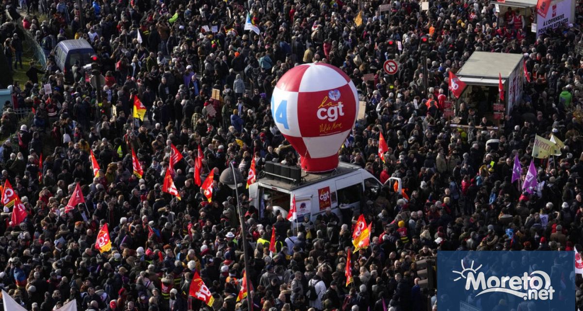 Движението срещу пенсионната реформа на френския президент свиква 14 и