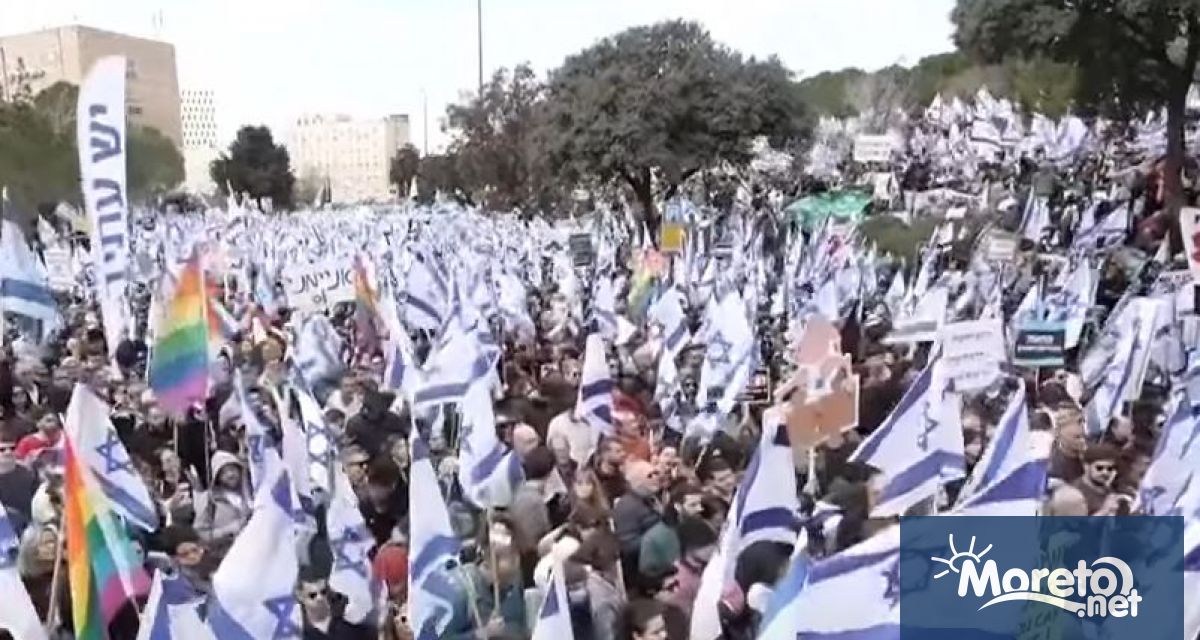 Многохилядни протести срещу съдебната реформа заляха улиците на Тел Авив