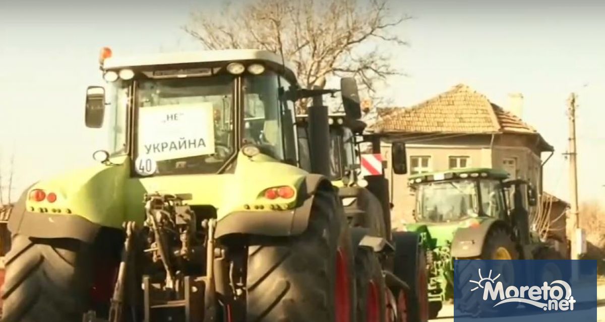 На протест излязоха зърнопроизводители от Северна България. С повече от