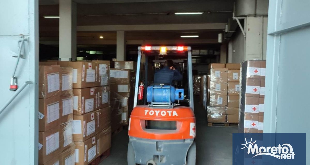 БЧК изпрати над 24 тона хуманитарна помощ за пострадалите в