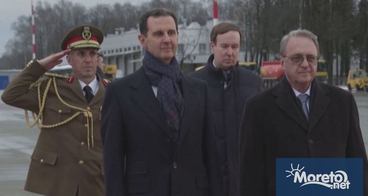 Президентът на Сирия Башар Асад пристигна на посещение в Москва.