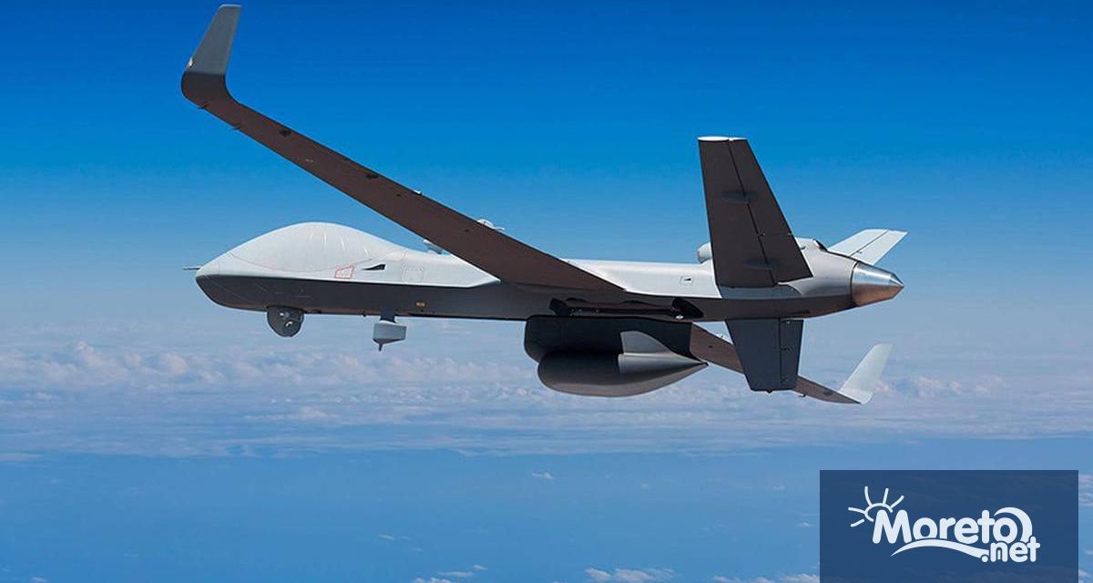 Aмериканският дрон Ем Кю 9 Рийпър MQ9 Reaper който беше свален