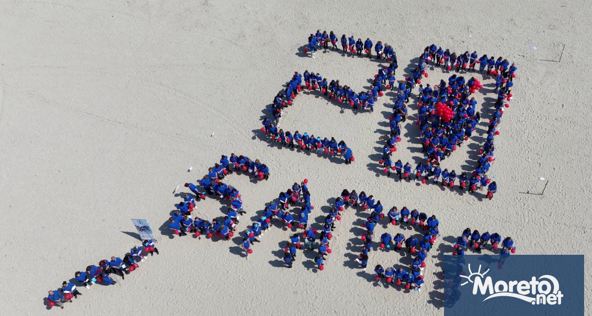 Плажен флашмоб под мотото Заедно успяваме се проведе тази неделя