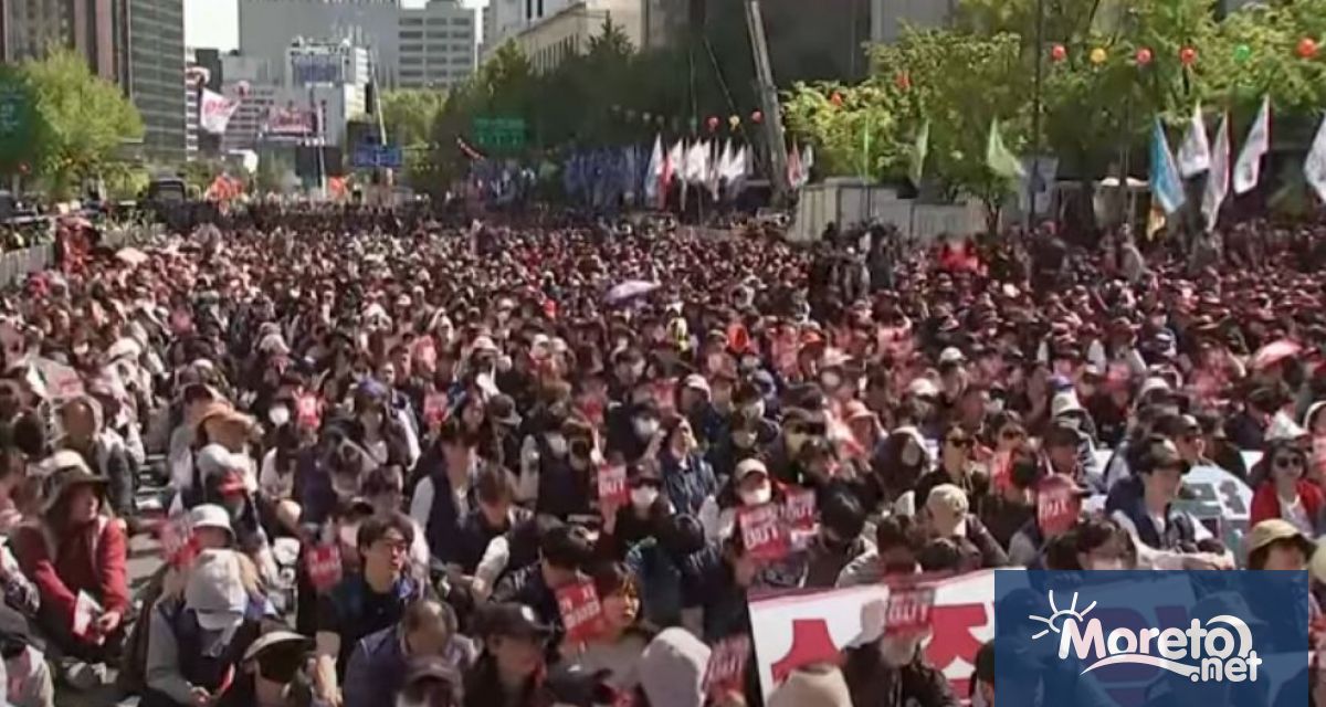 Мащабни демонстрации се проведоха днес в много азиатски държави по