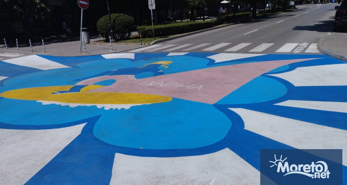 Рисунките върху асфалт в района на Севастопол по които варненци