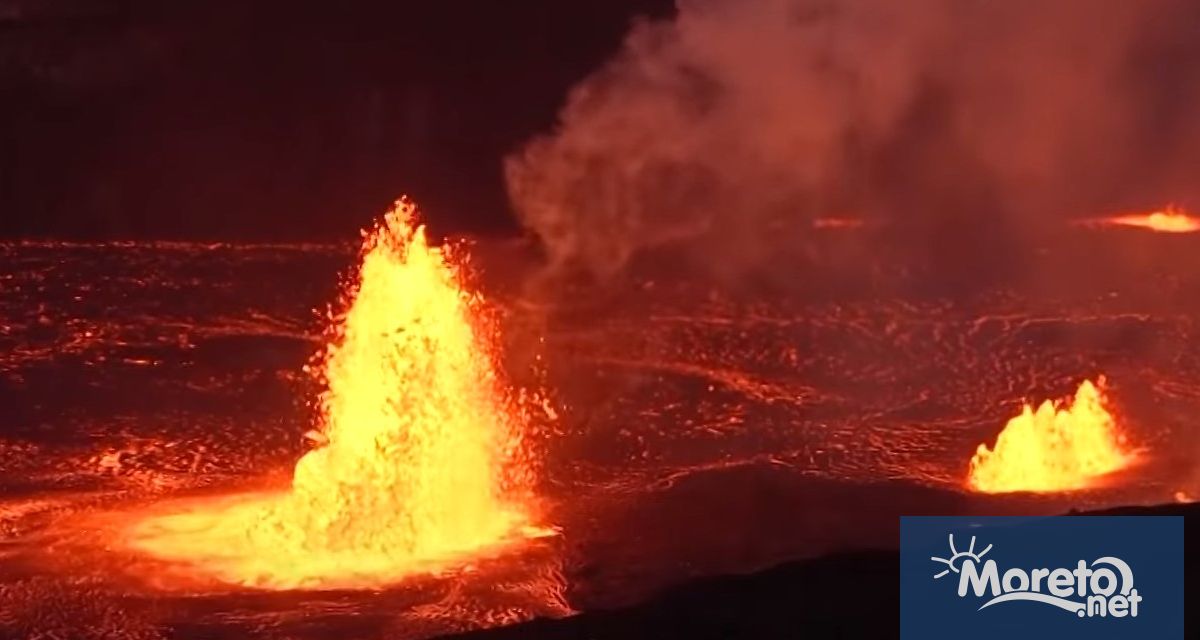 Един от най активните вулкани в света – Килауеа който се