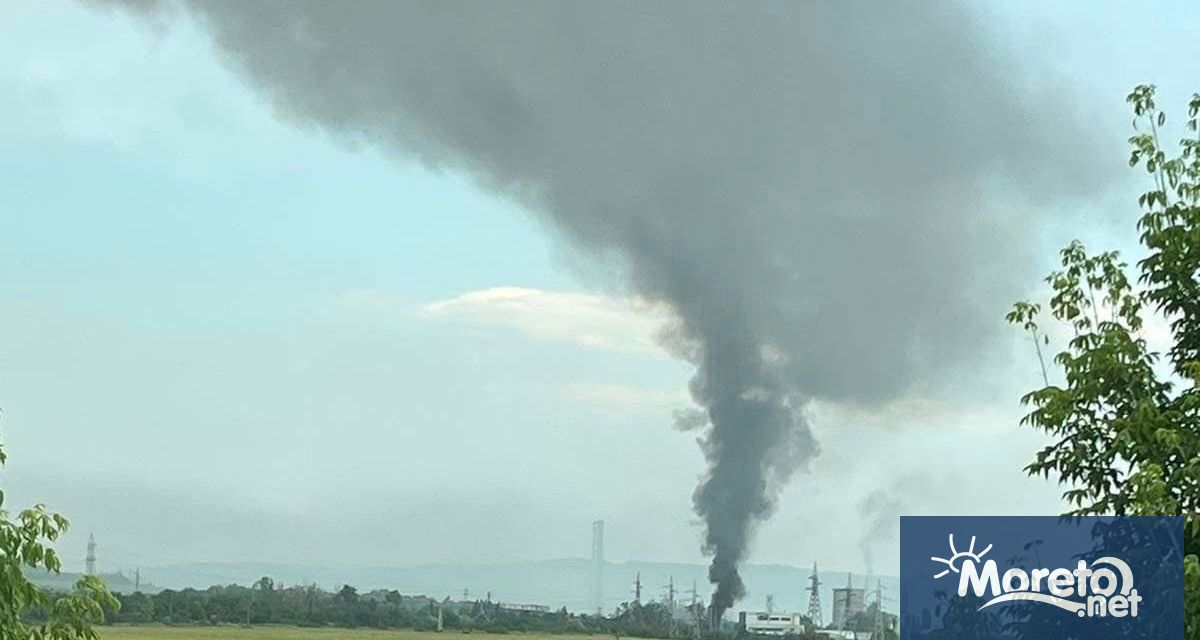 Вчера в късния следобед е възникнал пожар в Инсинератора в