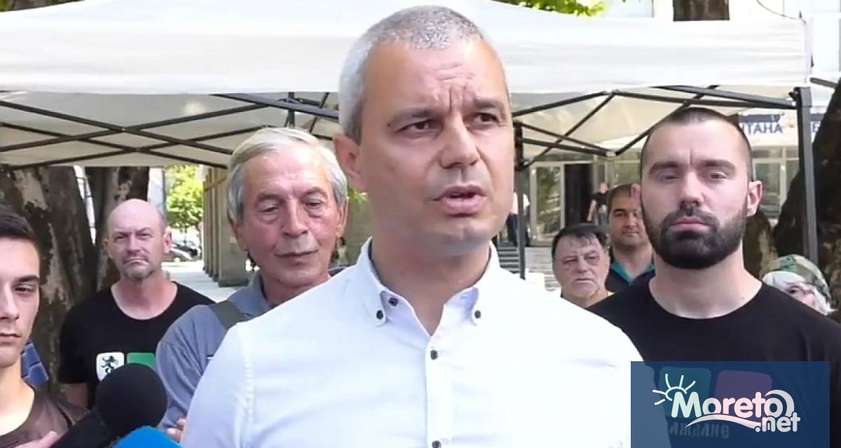 Лидерът на партия Възраждане Костадин Костадинов отговори на думите на