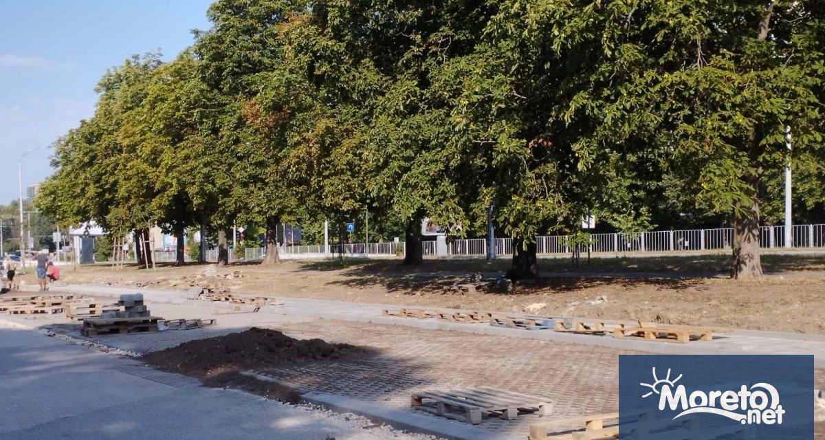 Текат ремонтни дейности по инфраструктурата в квартал Чайка като подготовка