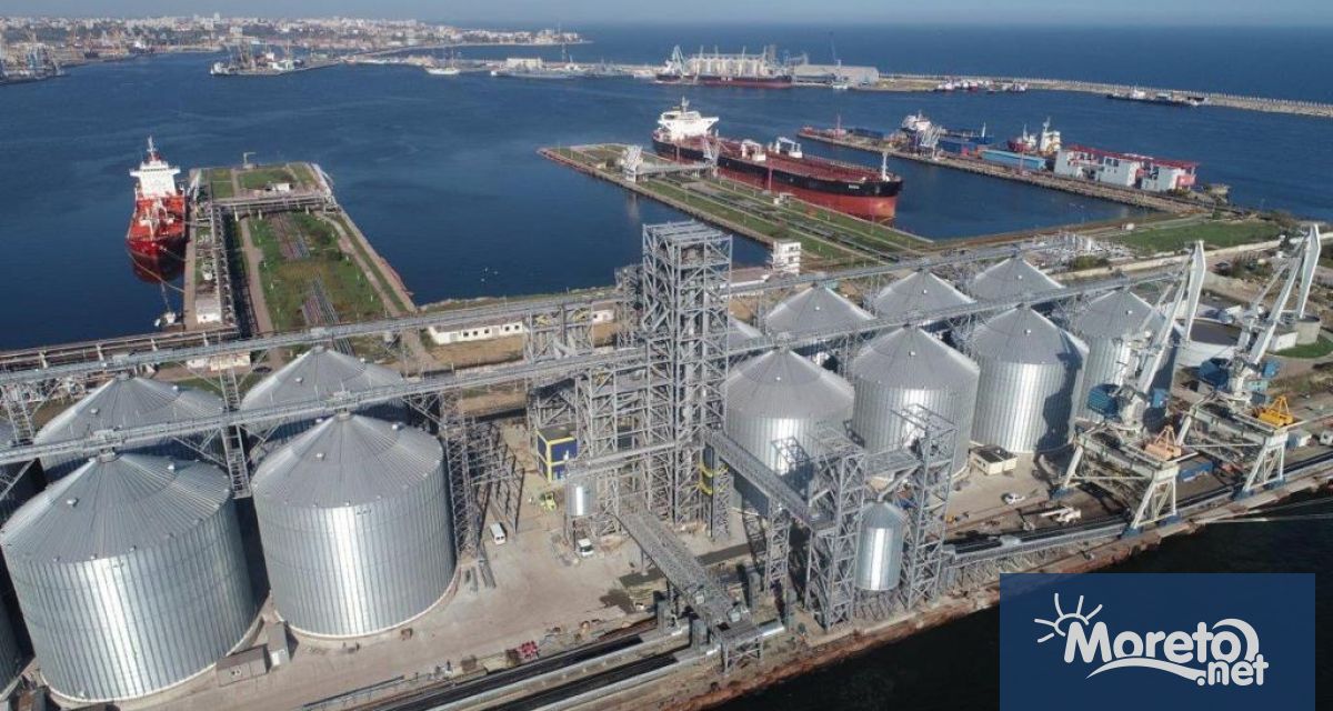 Най голямото пристанище в Румъния на Черно море Констанца се