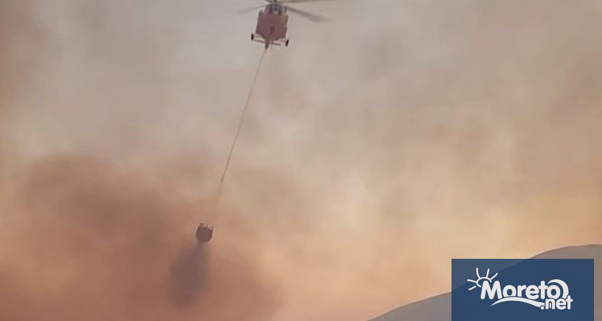 Горският пожар който бушува на гръцкия остров Родос предизвика сериозни