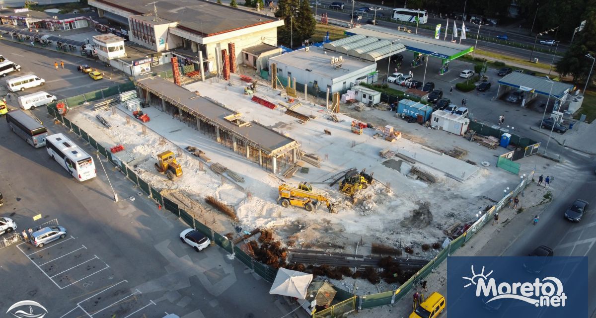 Какъв етап е стигнал строежът на новата автогара във Варна