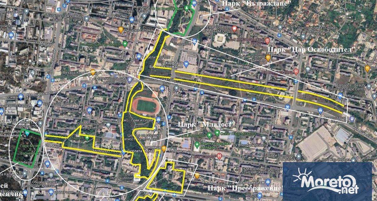 оповести амбициозна програма за изграждане на 10 нови парка във Варна с