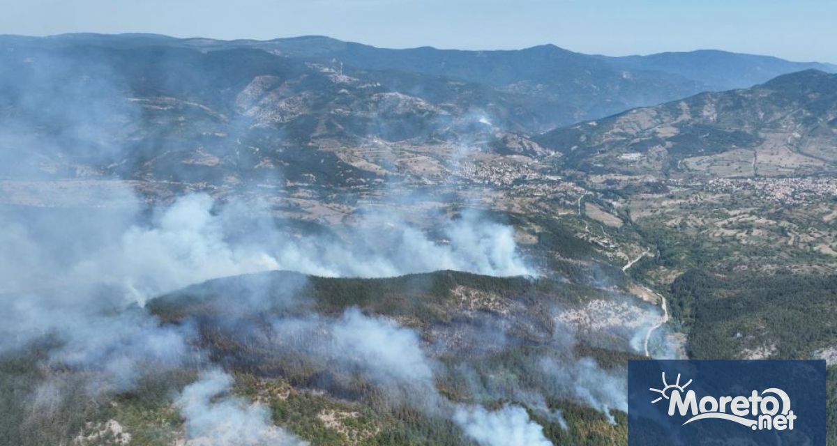 Целият огромен пожар край Чепеларе е овладян не се разпространява