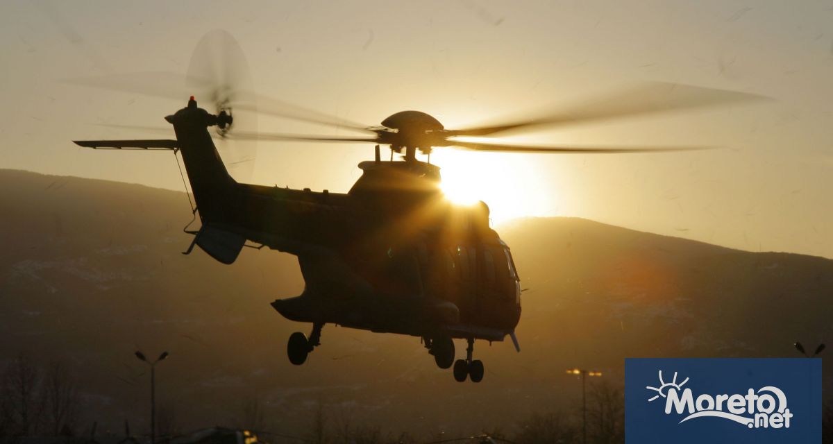 Военнослужещи и вертолет Cougar от ВВС се включиха днес 12