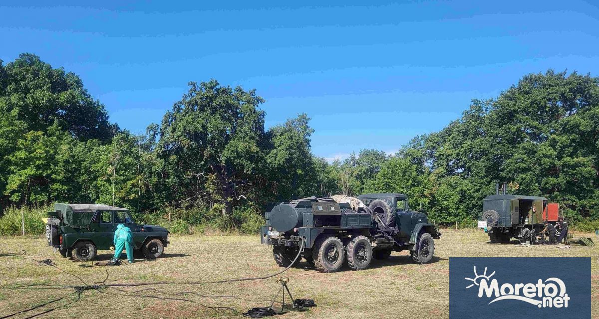 Полева подготовка на щатните и нещатни специалисти по ядрена химическа