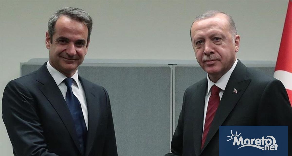 Турският президент Реджеп Тайип Ердоган прие гръцкия премиер Кириакос Мицотакис