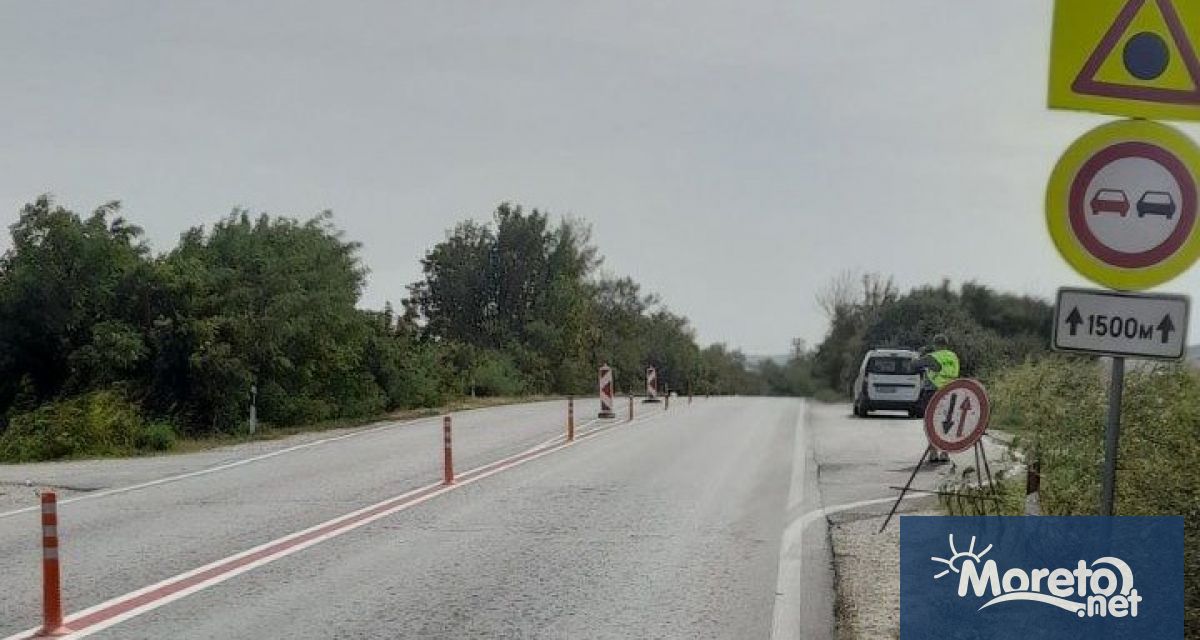 Монтирането на гъвкави ограничители на път I 5 между Русе и