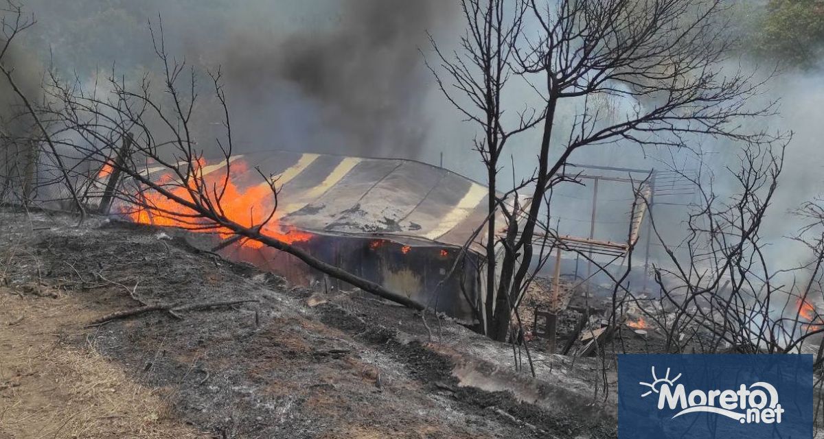 Пожар пламна в дерето на вилната зона към варненското село