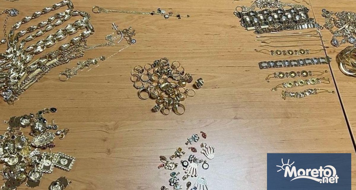 Близо 1 кг контрабандни златни накити на стойност около 100