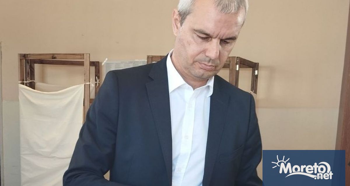 Костадин Костадинов упражни правото си на вот във Варна предаде