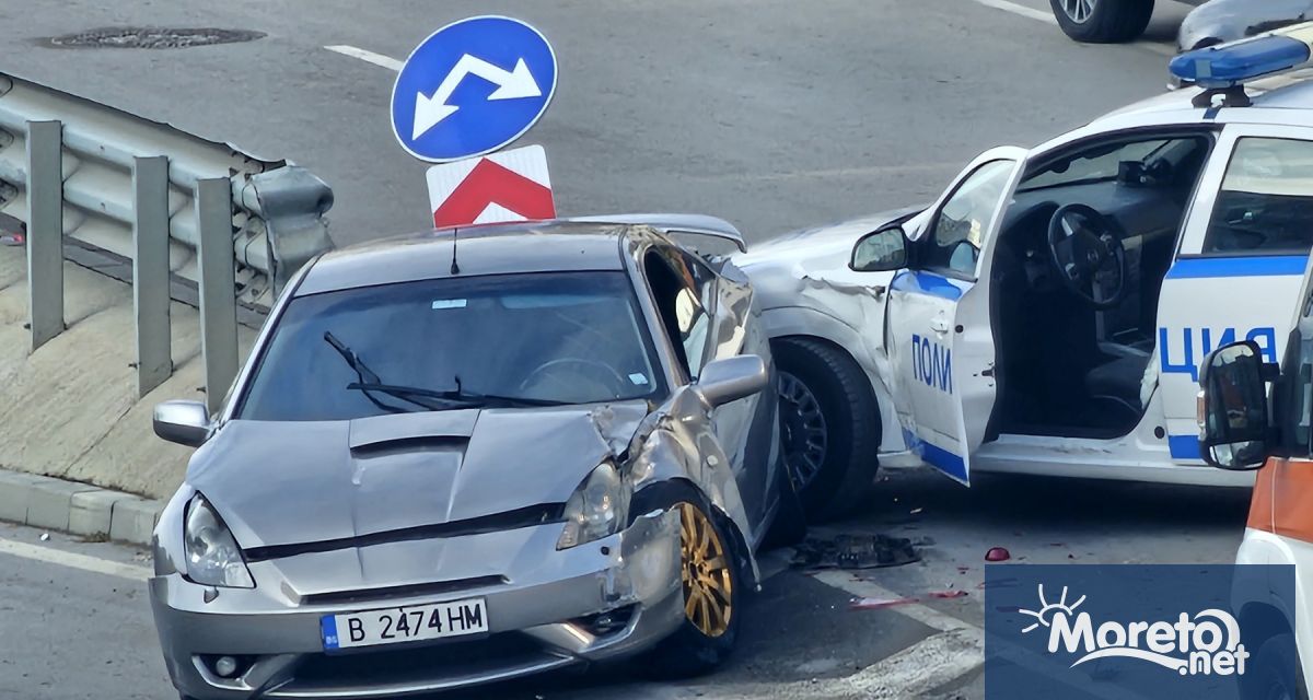 Катастрофа с участие на патрулиращ автомобил на КАТ е станала