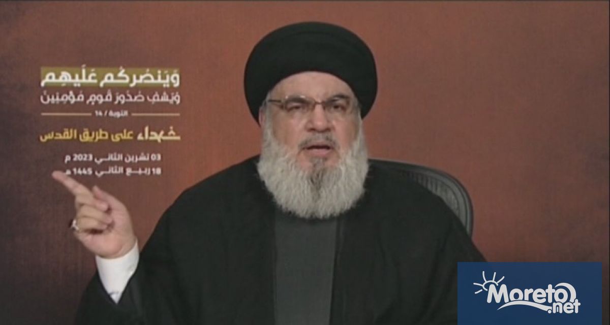 Във видеообръщение лидерът на Хизбула Хасан Насрала предупреди Израел че