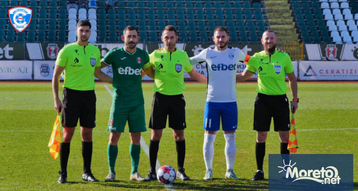 ФК Спартак Варна допусна поражение при гостуването си на Янтра