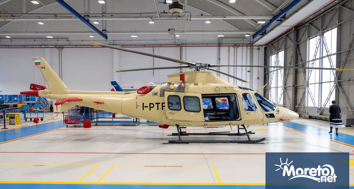 Първият хеликоптер произведен за системата на Спешната медицинска помощ по